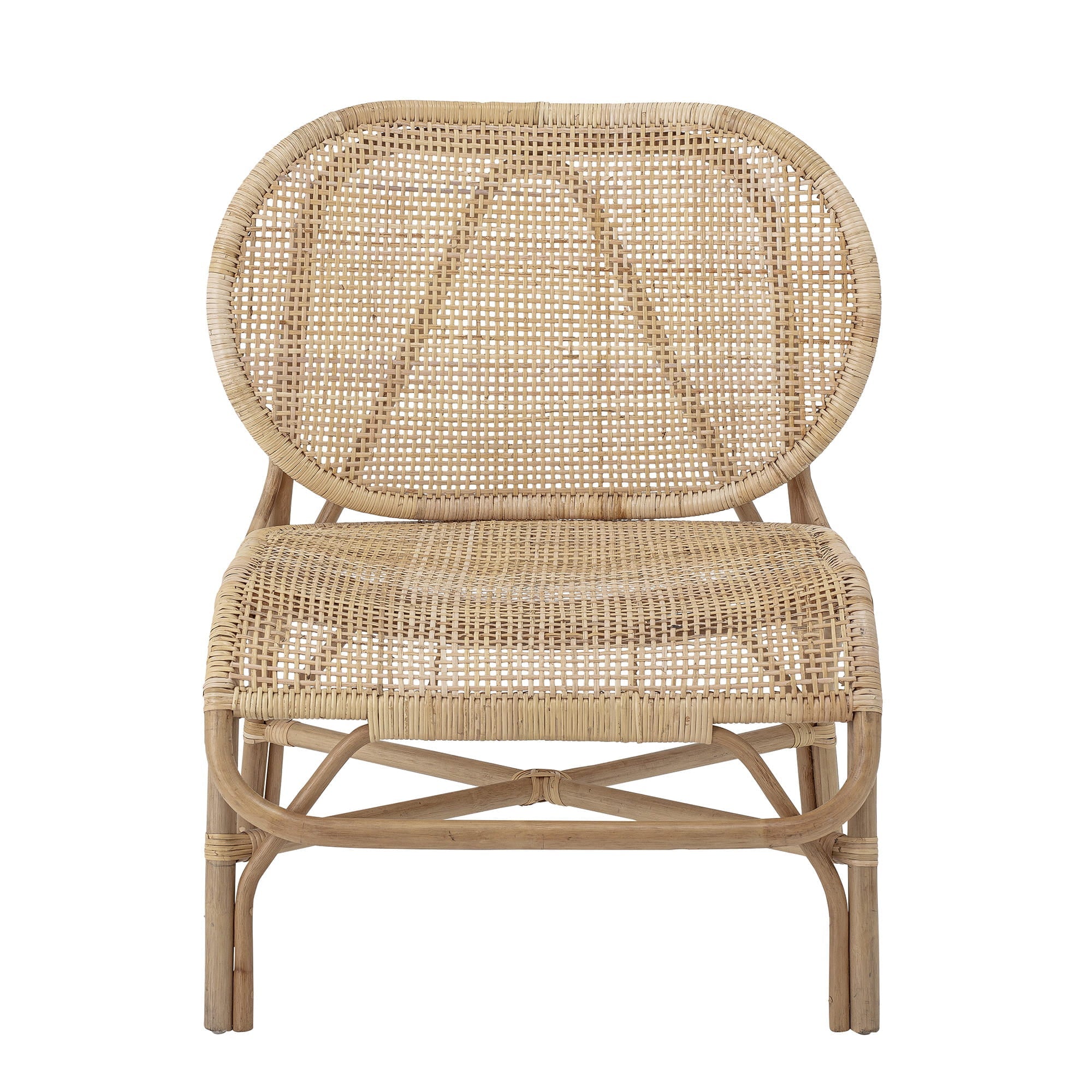 Fotel wypoczynkowy Rosen naturalny rattan Bloomingville