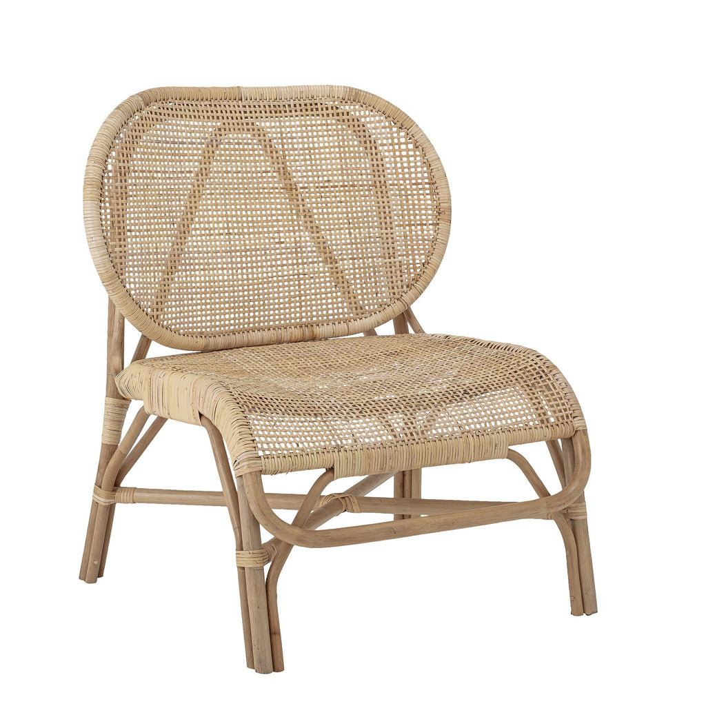 Fotel wypoczynkowy Rosen naturalny rattan Bloomingville