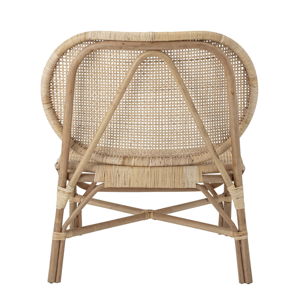 Fotel wypoczynkowy Rosen naturalny rattan Bloomingville
