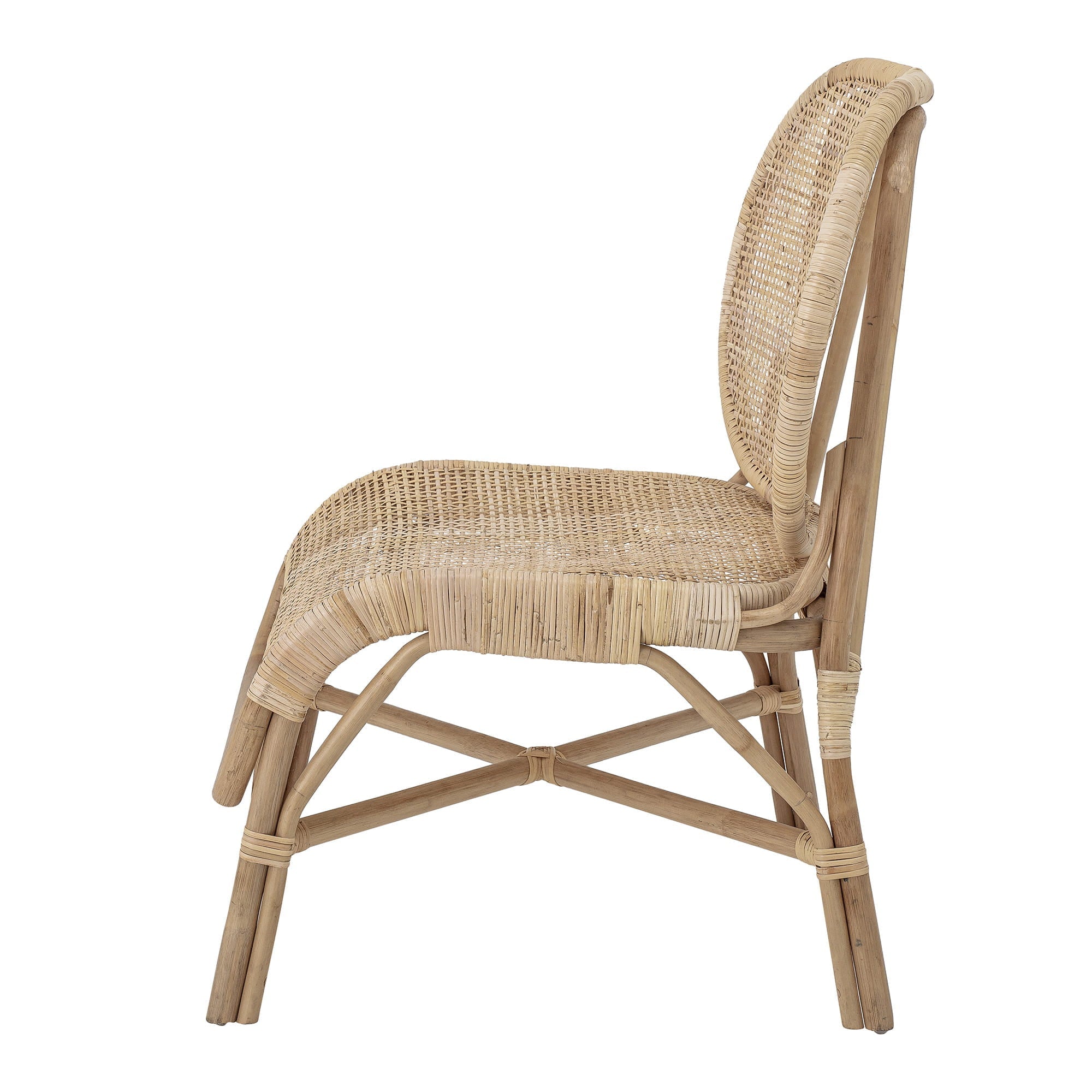 Fotel wypoczynkowy Rosen naturalny rattan Bloomingville