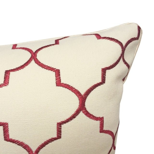 Haftowana poduszka Marsala Moroccan THE HOMECEPT