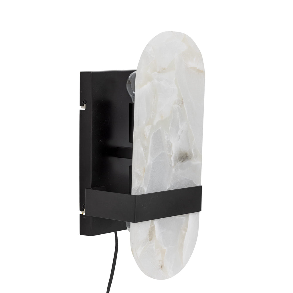 Kinkiet Taco czarny alabaster Bloomingville