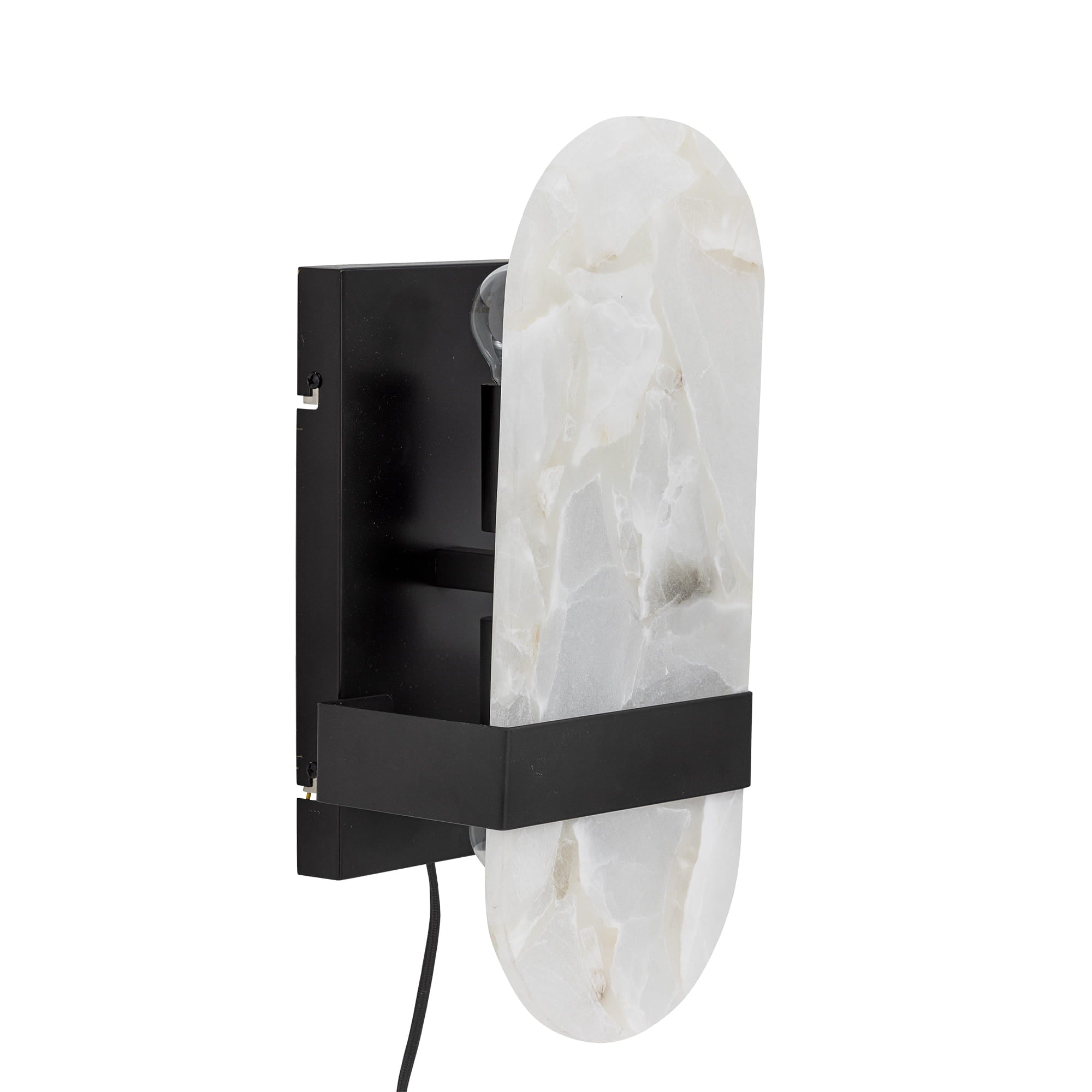 Kinkiet Taco czarny alabaster Bloomingville