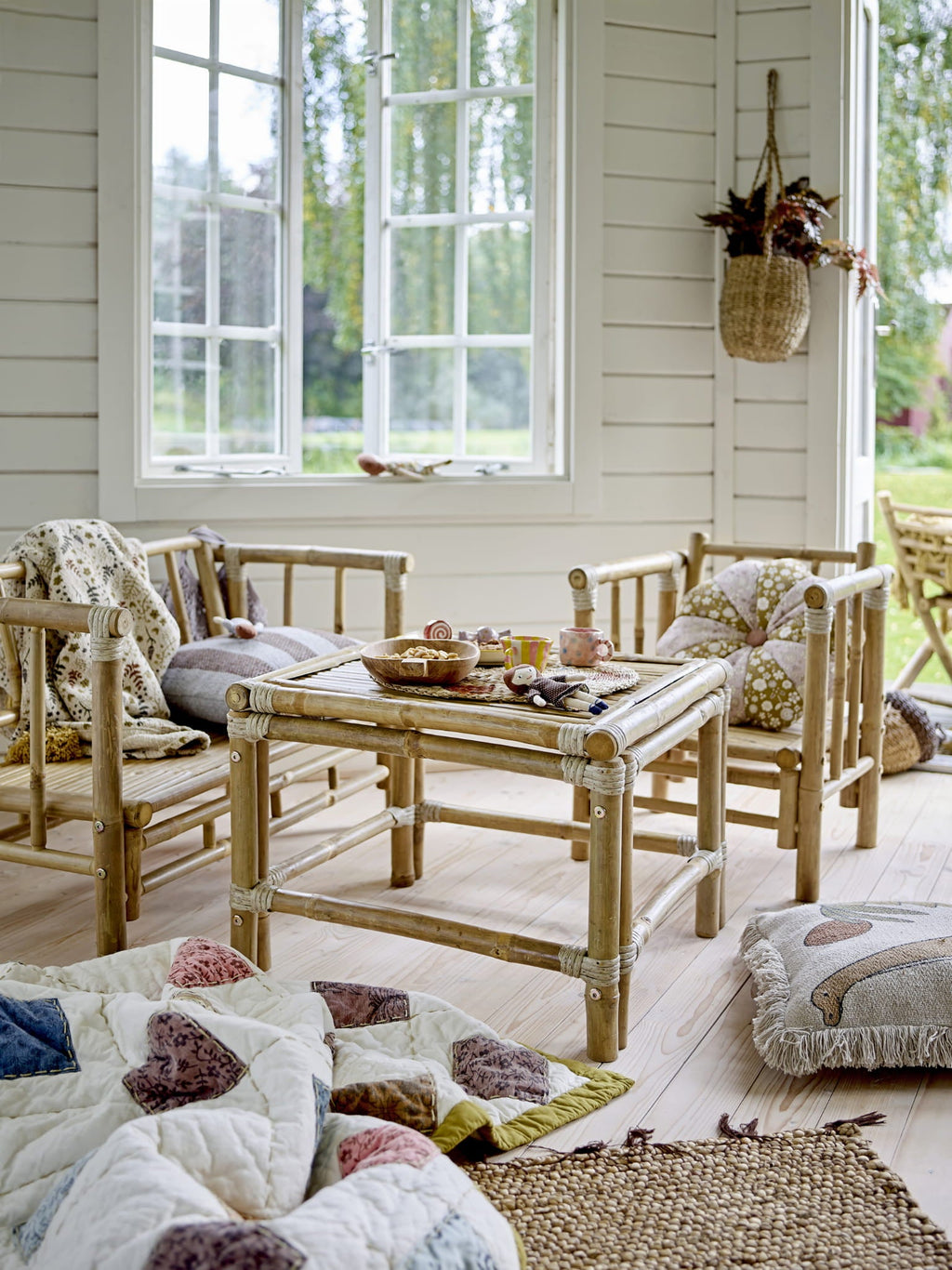 Kołdra Melua naturalny Bawełna Bloomingville Mini