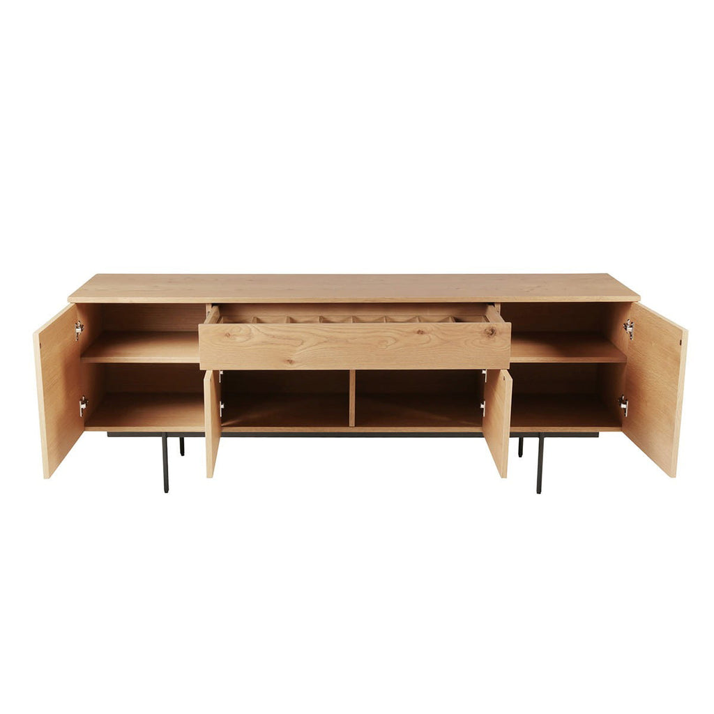 Komoda Allure 200 cm fornir dębowy Zago