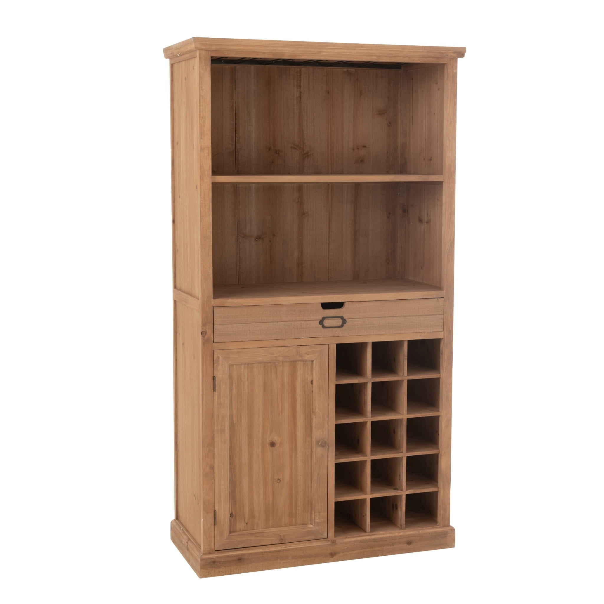Komoda barek TOA wysoka 96x46x178 cm drewno J - LINE