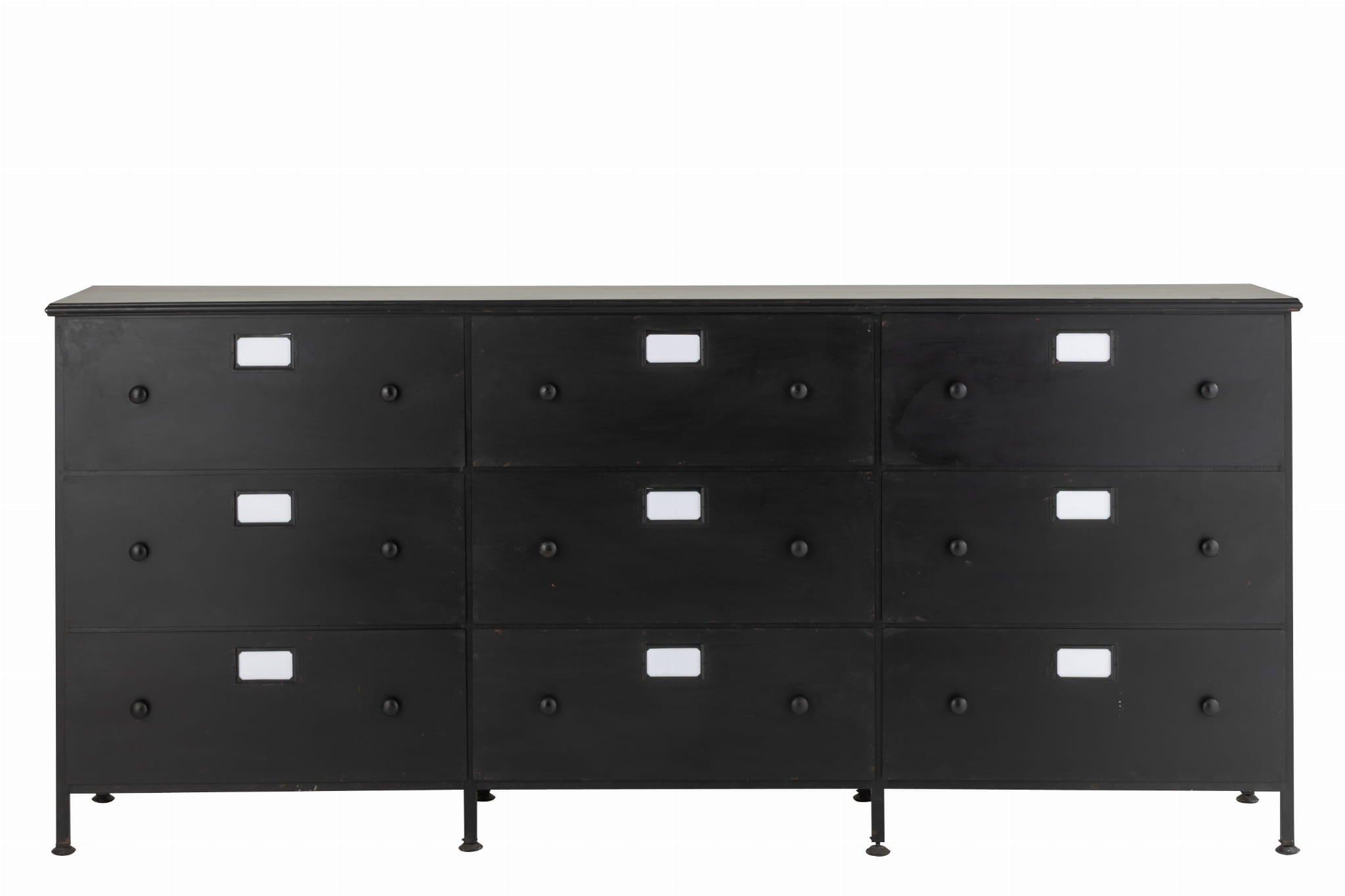 Komoda CADE metalowa z szufladami 175x41x87 cm J - LINE