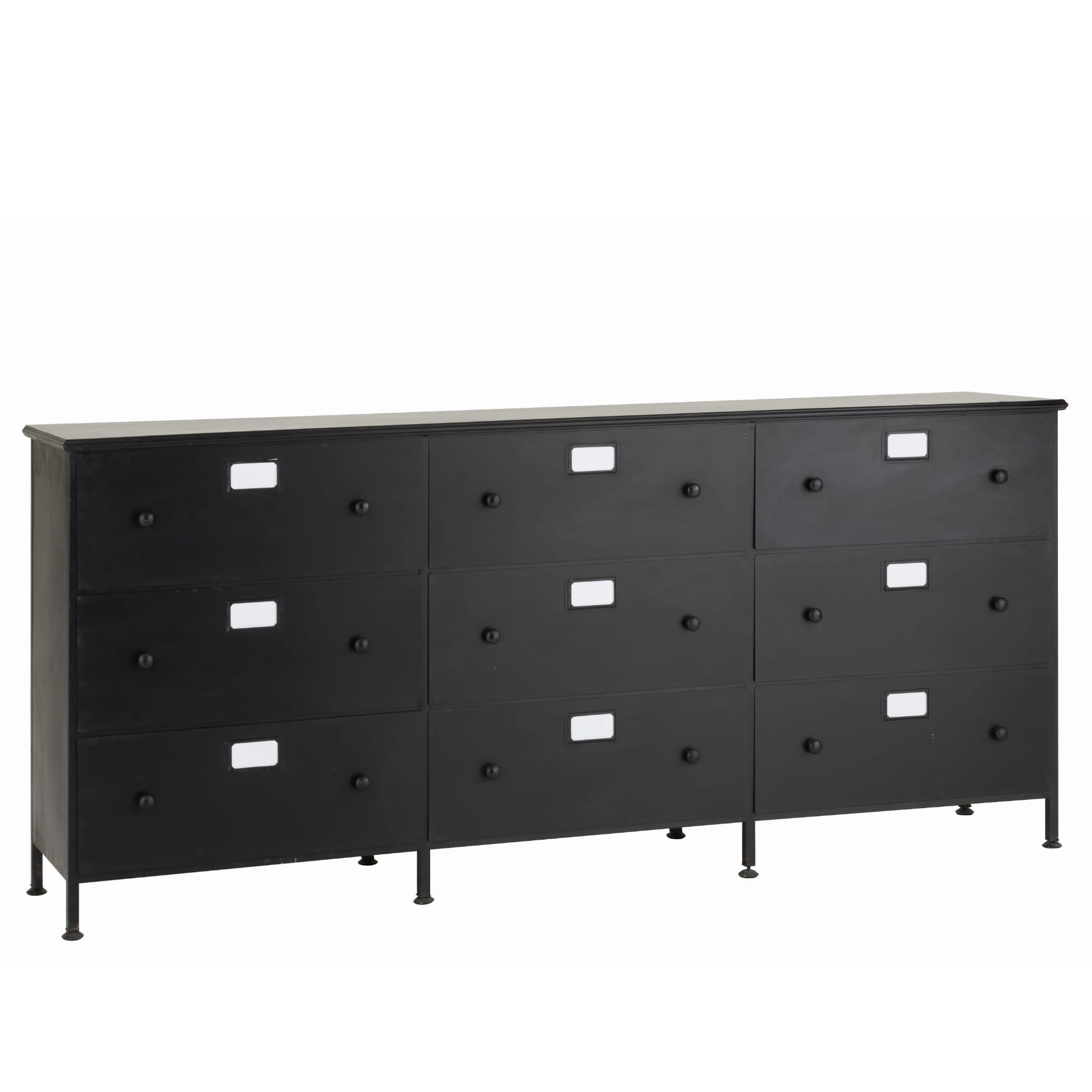 Komoda CADE metalowa z szufladami 175x41x87 cm J - LINE