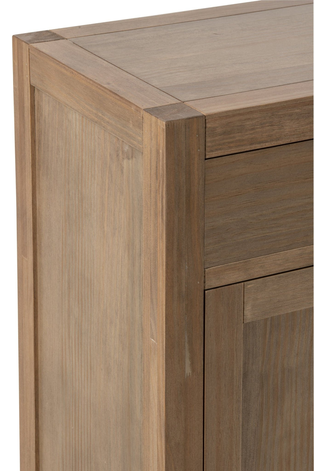 Komoda FARMHOUSE trzydrzwiowa szuflady 140 cm J - LINE