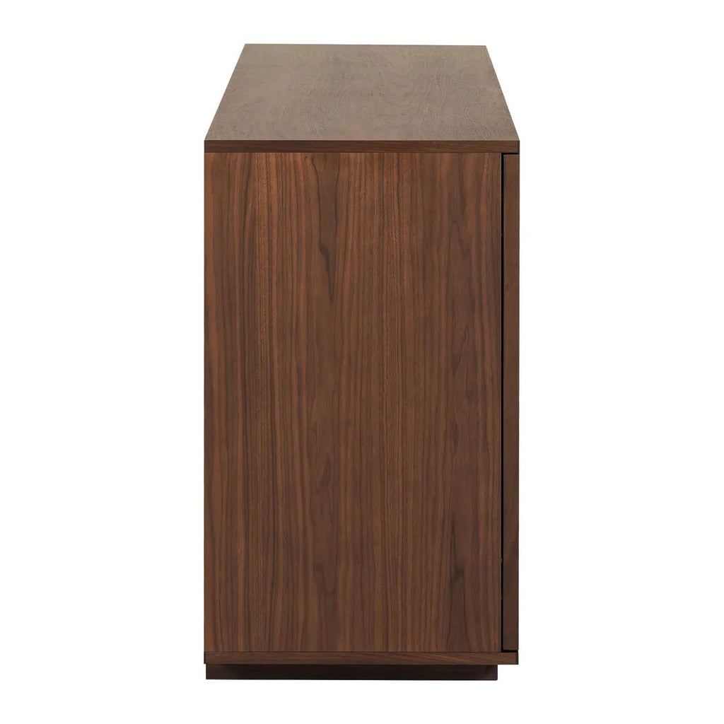 Komoda FERMO 150 cm – fornir orzech włoski, 3-drzwiowa Zago