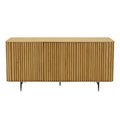 Komoda Linea dębowa lamele 159x45x76 cm Zago