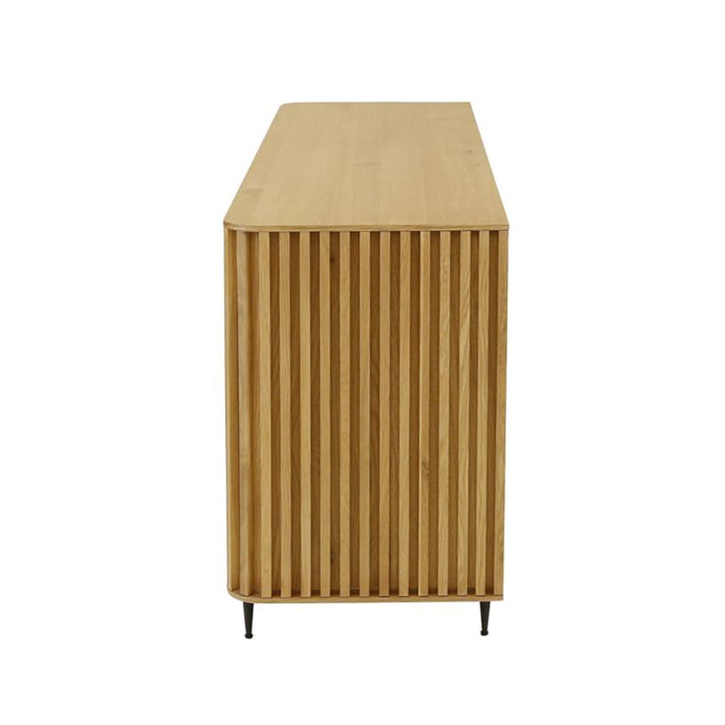 Komoda Linea dębowa lamele 159x45x76 cm Zago