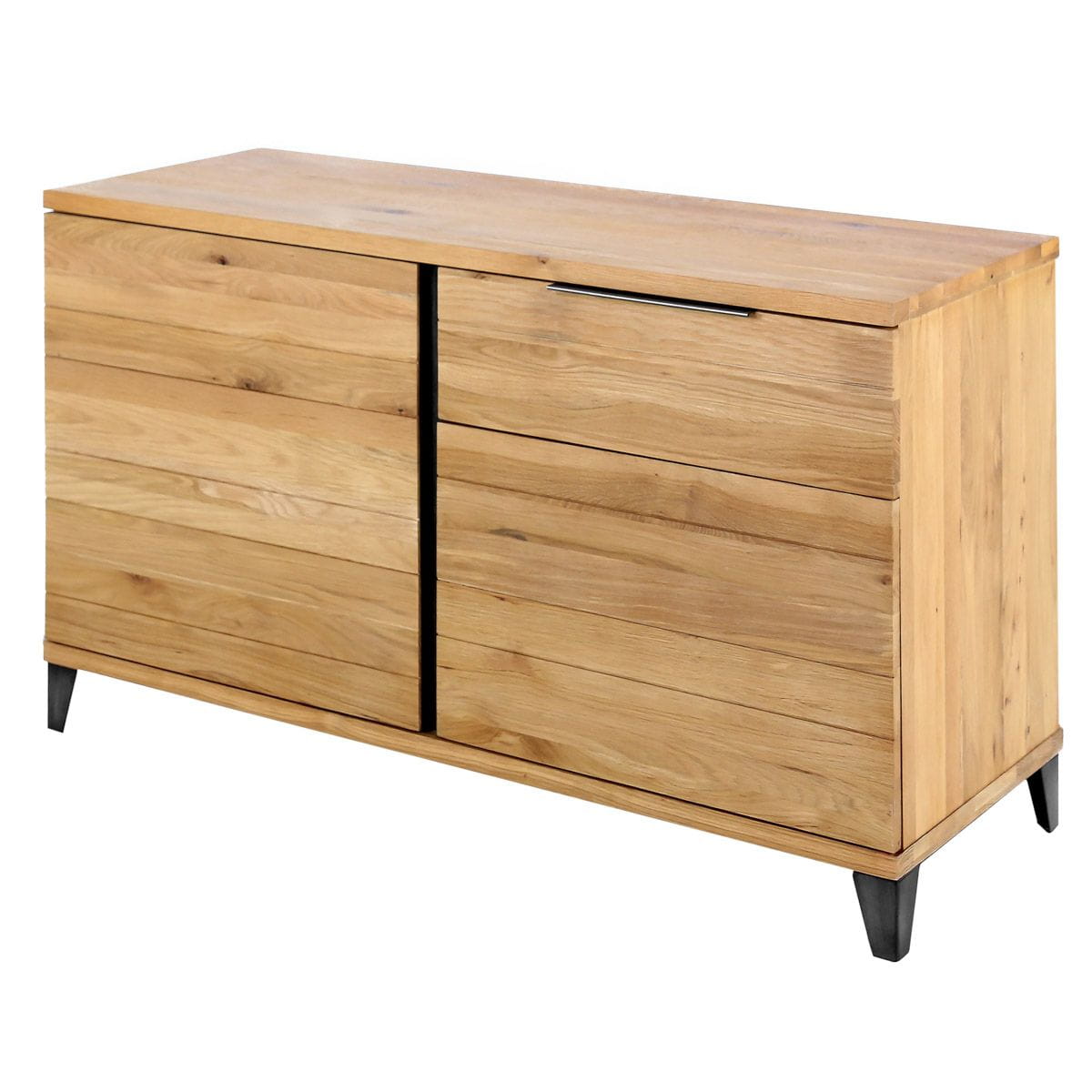 Komoda MANHATTAN 140 cm z szufladą z naturalnego dębu Zago