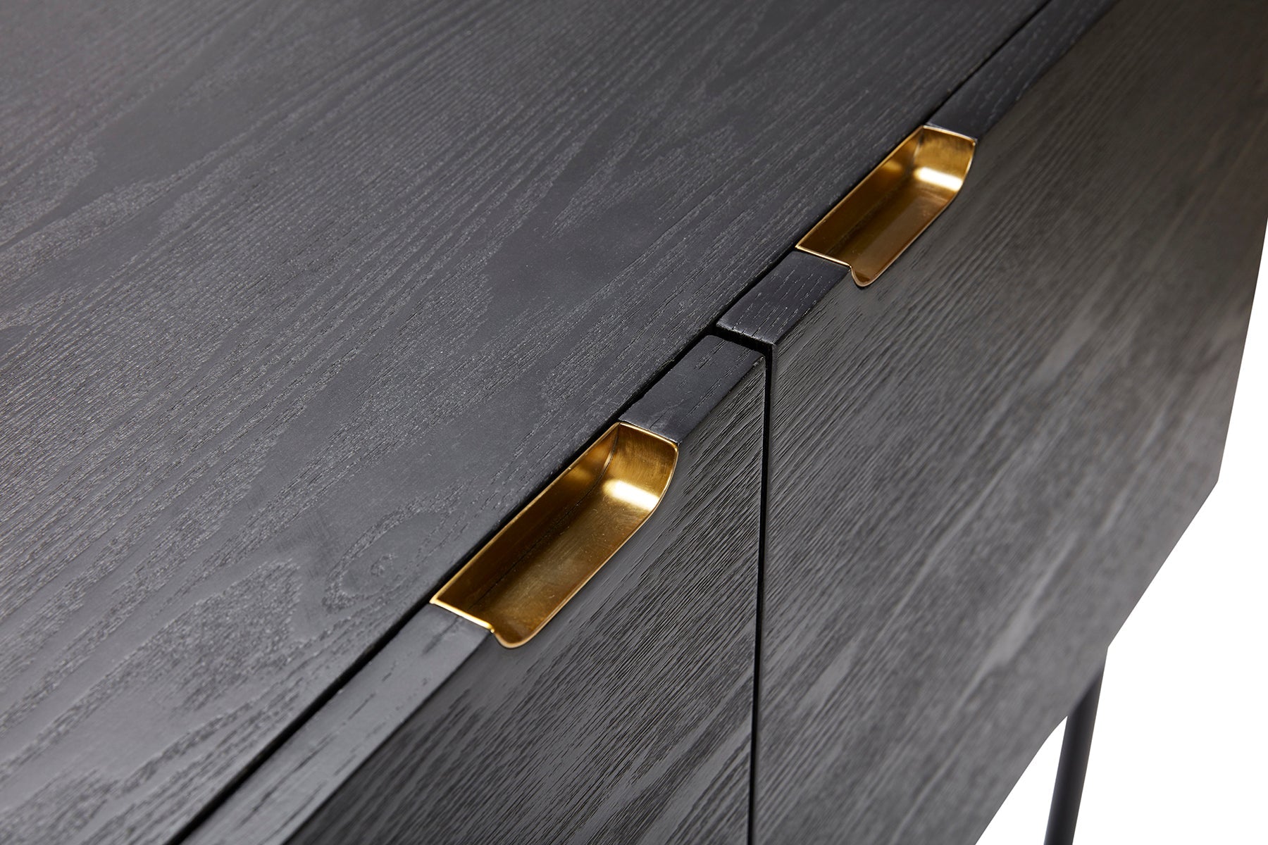 Komoda Norm drewno mosiądz metal 100x35xh90cm Hübsch