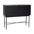 Komoda Norm drewno mosiądz metal 100x35xh90cm Hübsch