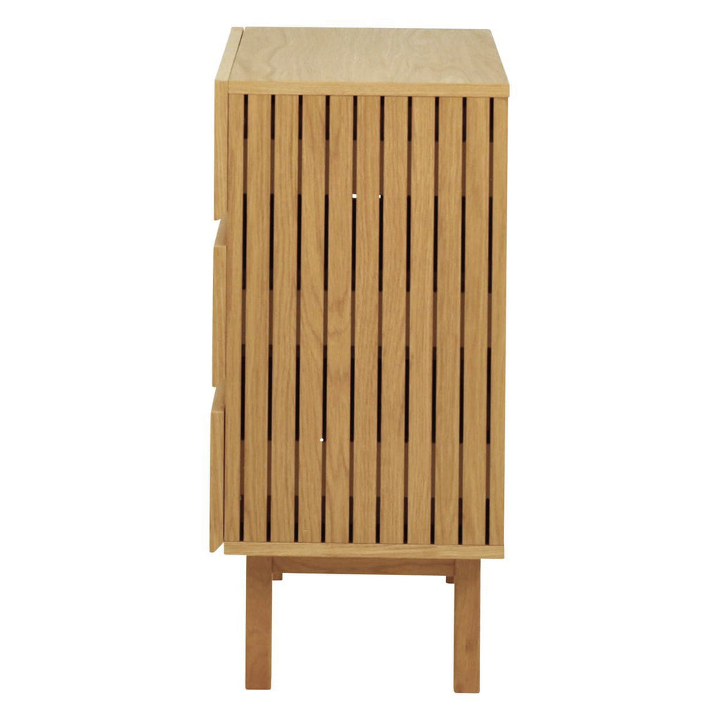Komoda Prima 85x40x80 cm 3 szuflady dębowa Zago