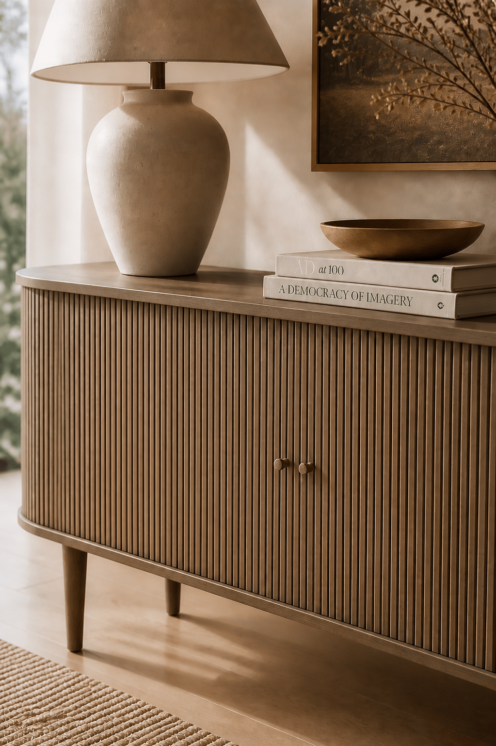 Komoda rtv Pure Dark dymiony dąb THE HOMECEPT
