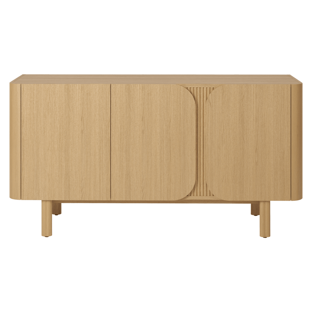 Komoda SIROCCO 154 cm 3 - drzwiowa z naturalnego dębu Zago