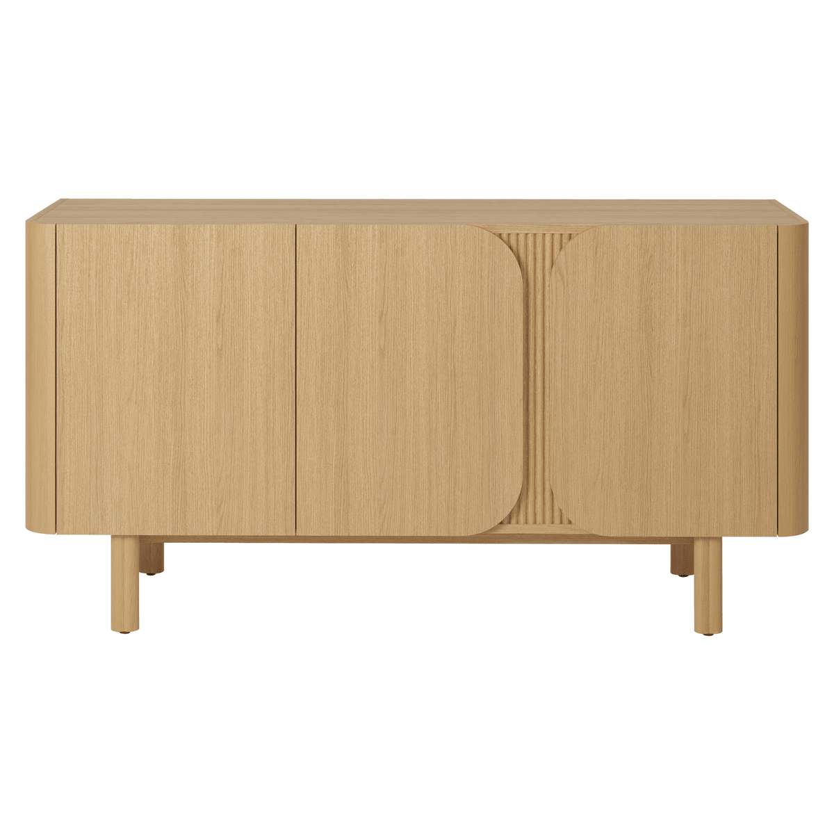 Komoda SIROCCO 154 cm 3 - drzwiowa z naturalnego dębu Zago