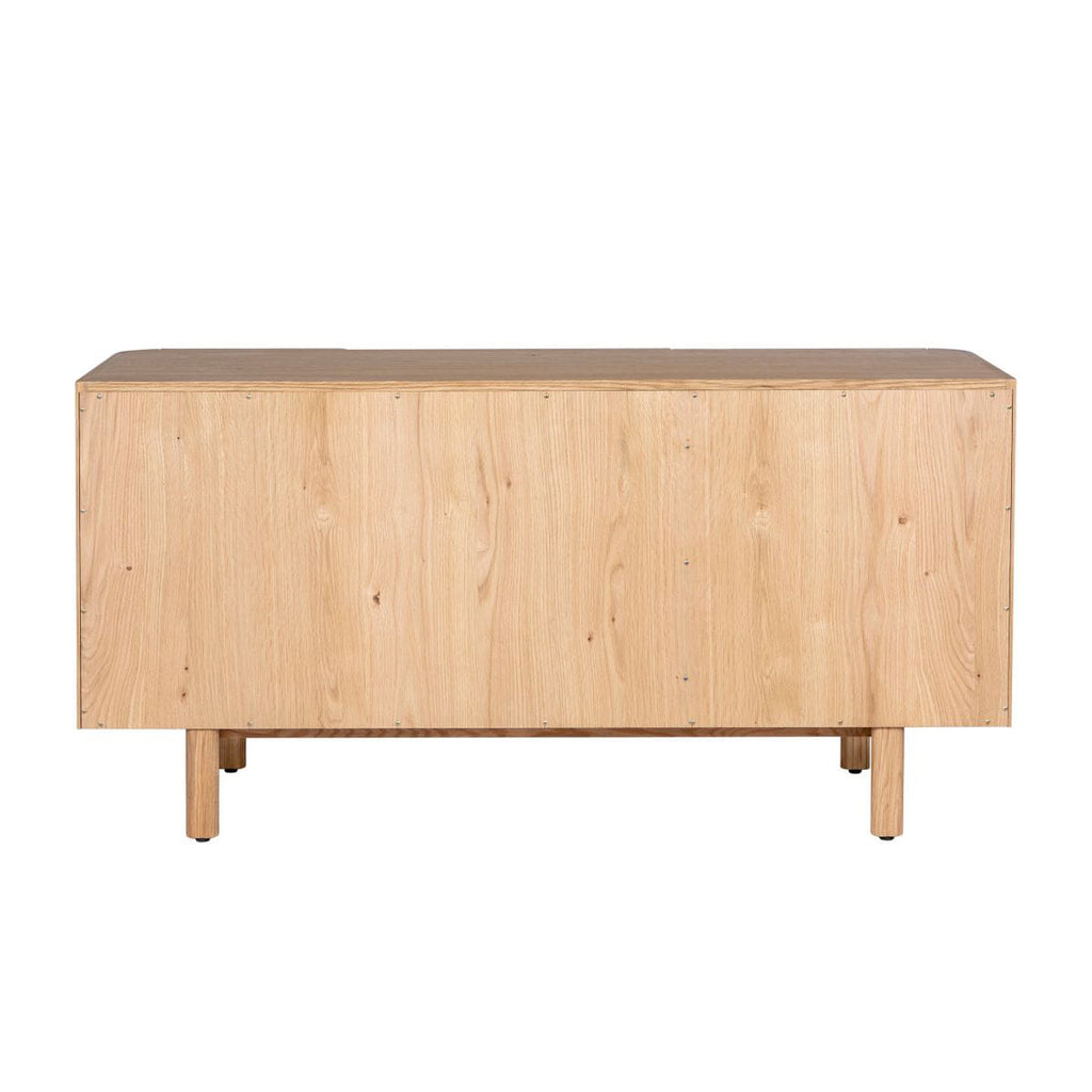 Komoda SIROCCO 154 cm 3 - drzwiowa z naturalnego dębu Zago