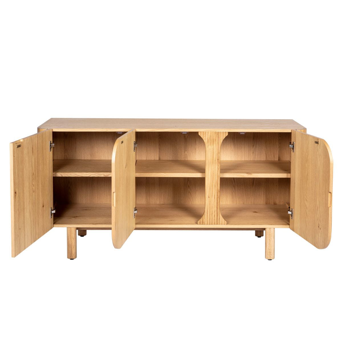 Komoda SIROCCO 154 cm 3 - drzwiowa z naturalnego dębu Zago