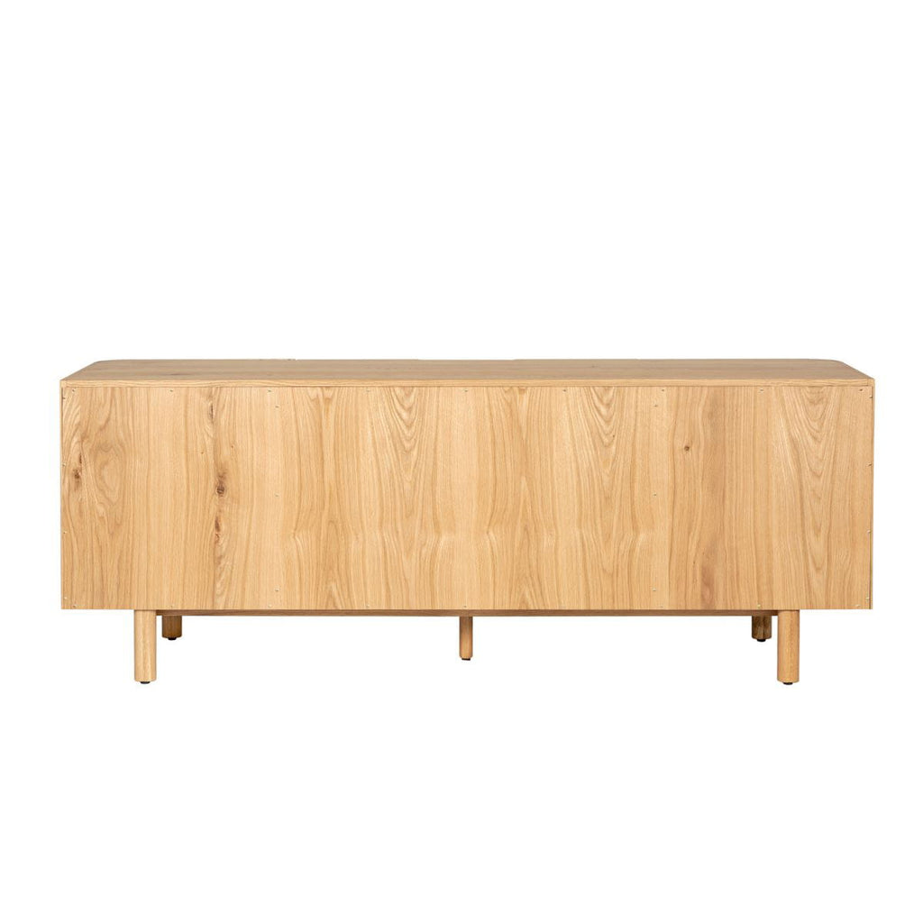 Komoda SIROCCO 200 cm 4 - drzwiowa z naturalnego dębu Zago