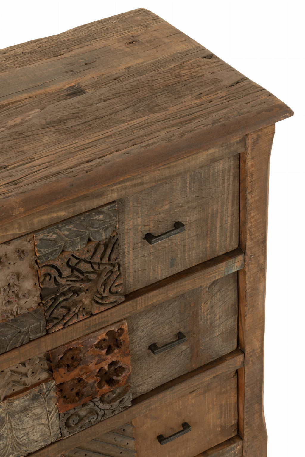 Komoda VINTAGE 100x50x95 cm z drewna z recyklingu J - LINE
