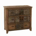 Komoda VINTAGE 100x50x95 cm z drewna z recyklingu J - LINE