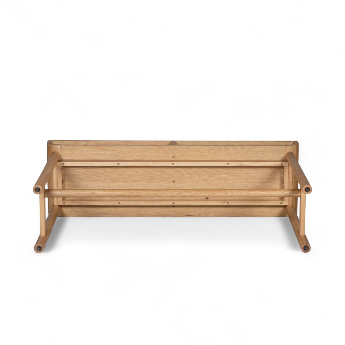 Konsola biurko EVASION drewniane dąb 120x35x76 cm Zago