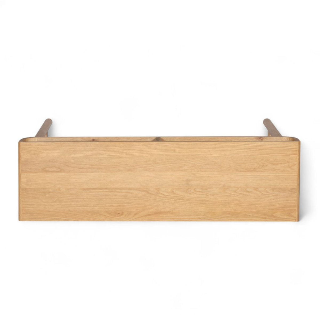 Konsola biurko EVASION drewniane dąb 120x35x76 cm Zago