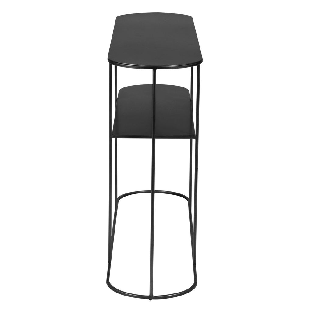 Konsola Grayson metalowa czarna 120 cm Zago