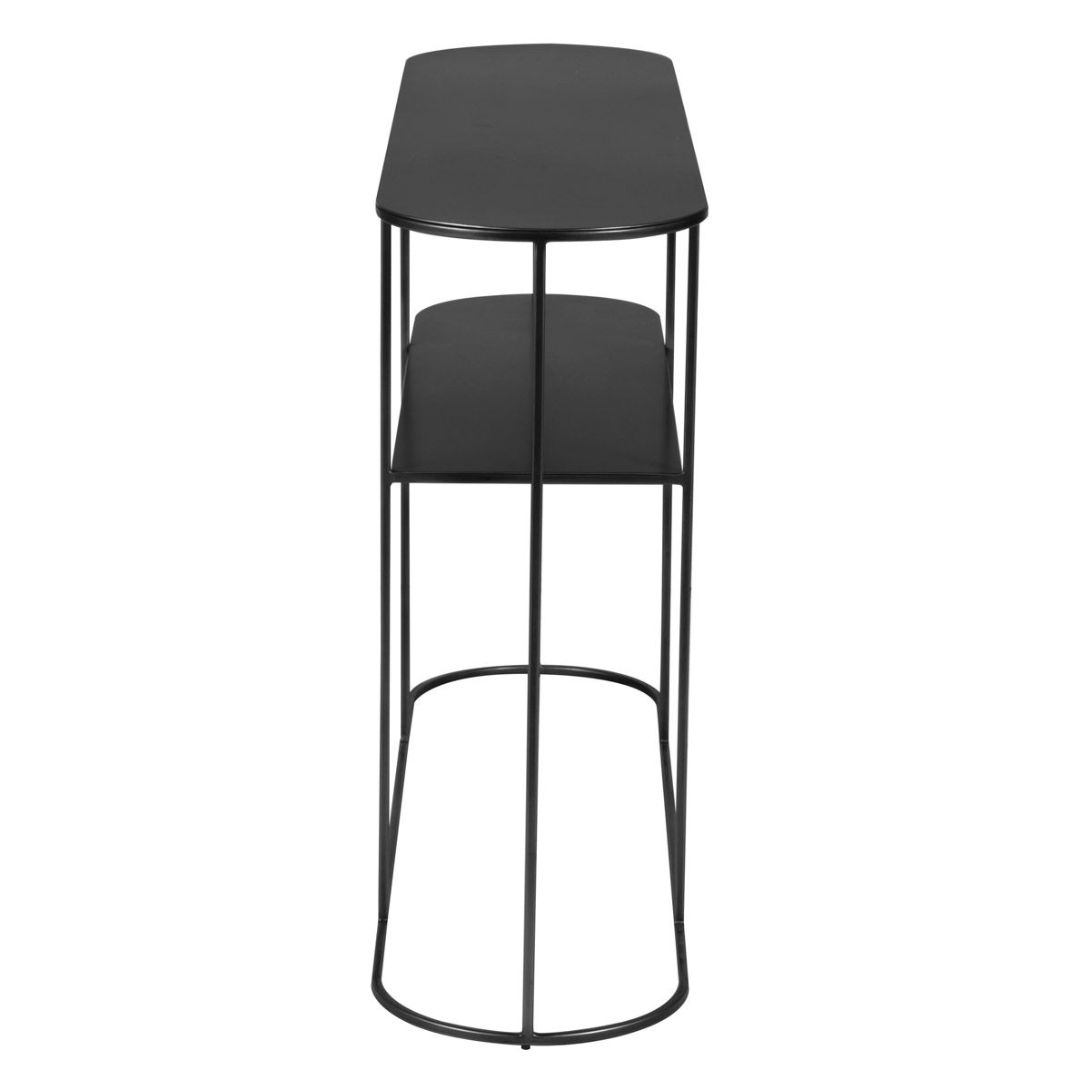 Konsola Grayson metalowa czarna 120 cm Zago