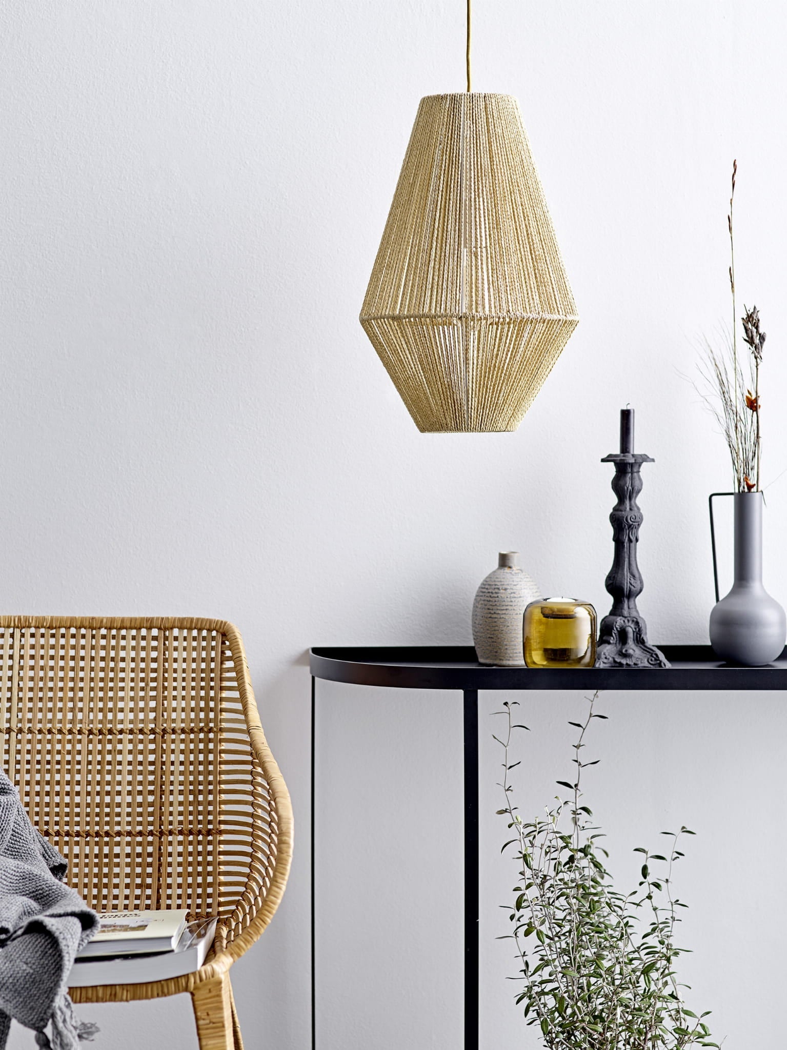 Konsola Harper czarna metalowa Bloomingville
