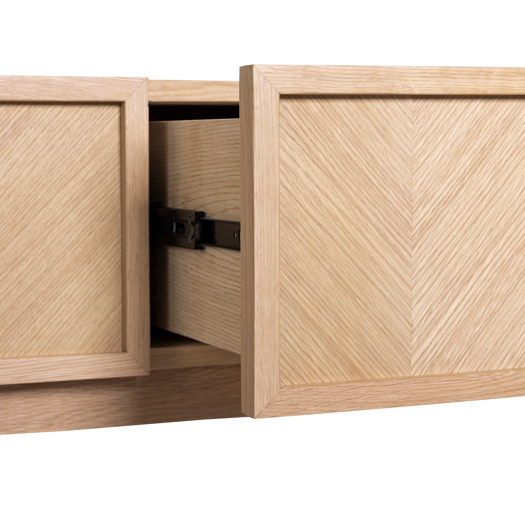 Konsola Herringbone jodełka dębowa 150 cm Hübsch