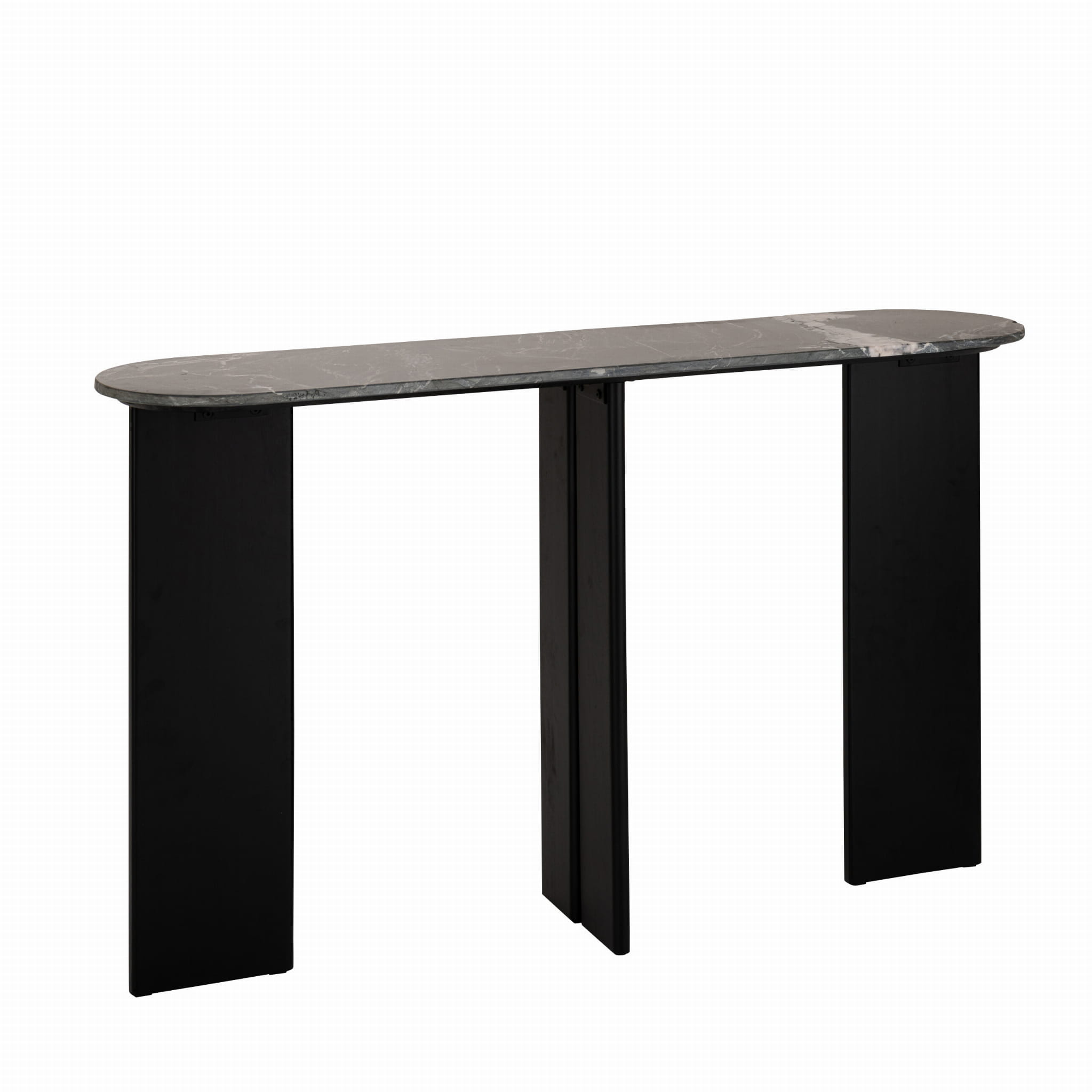Konsola MATHILDE marmur czarny 140x81x35 cm J - LINE