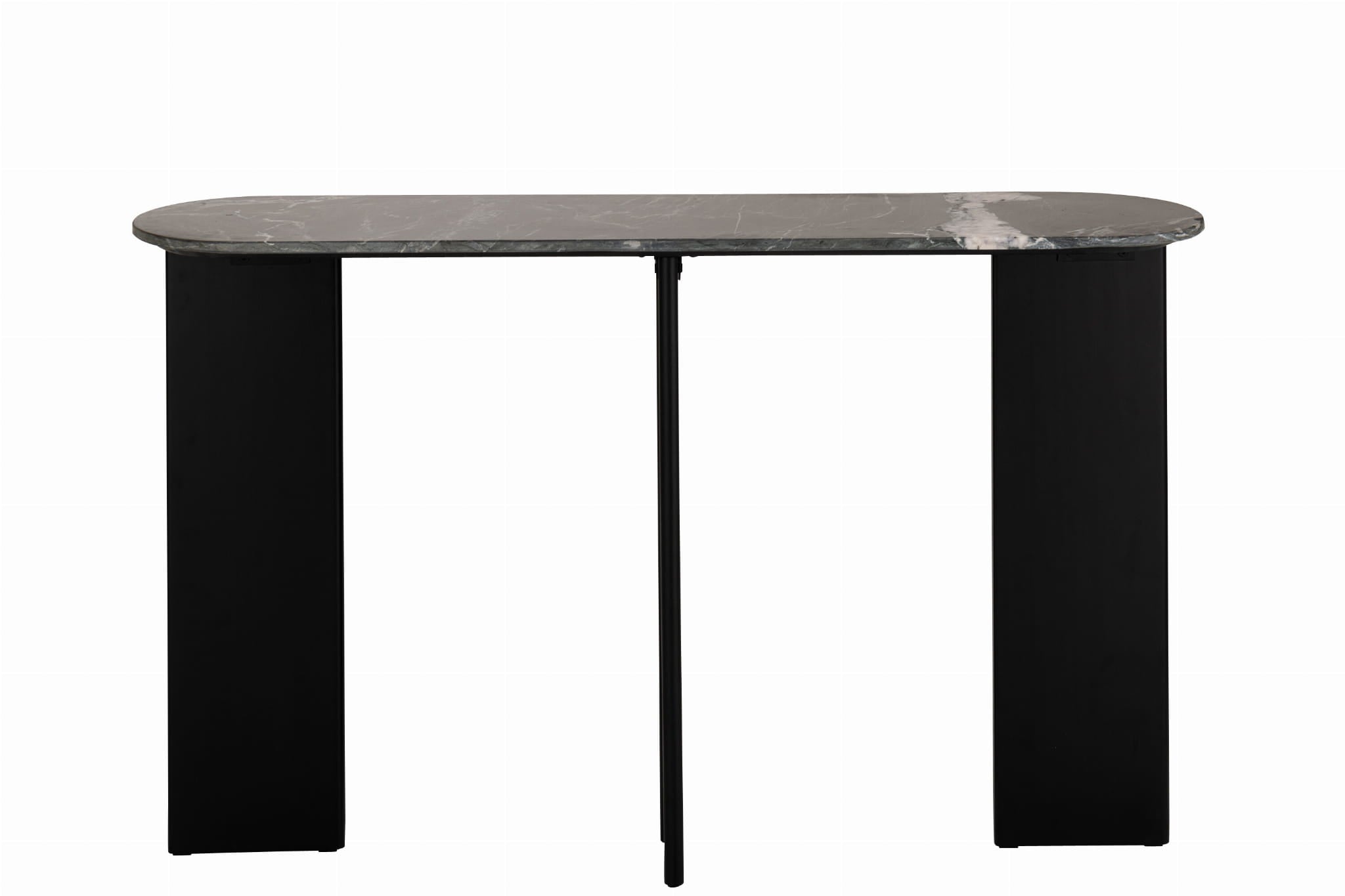 Konsola MATHILDE marmur czarny 140x81x35 cm J - LINE