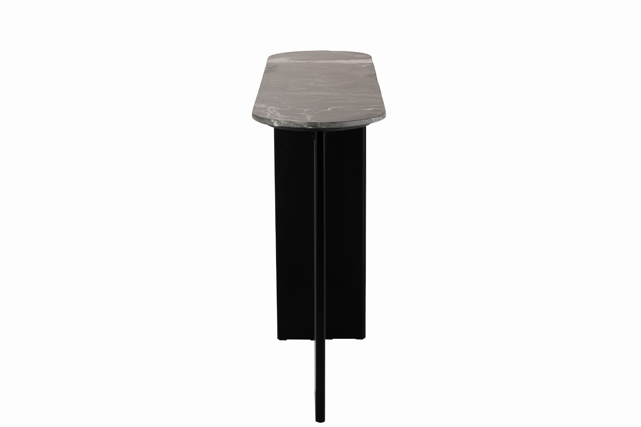 Konsola MATHILDE marmur czarny 140x81x35 cm J - LINE