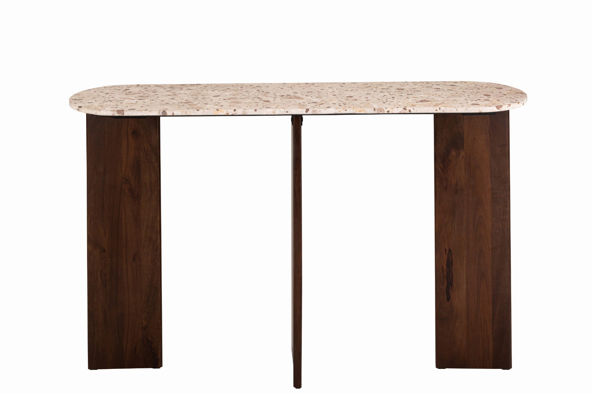 Konsola MATHILDE marmur naturalny beżowy 140x81x35 cm J - LINE