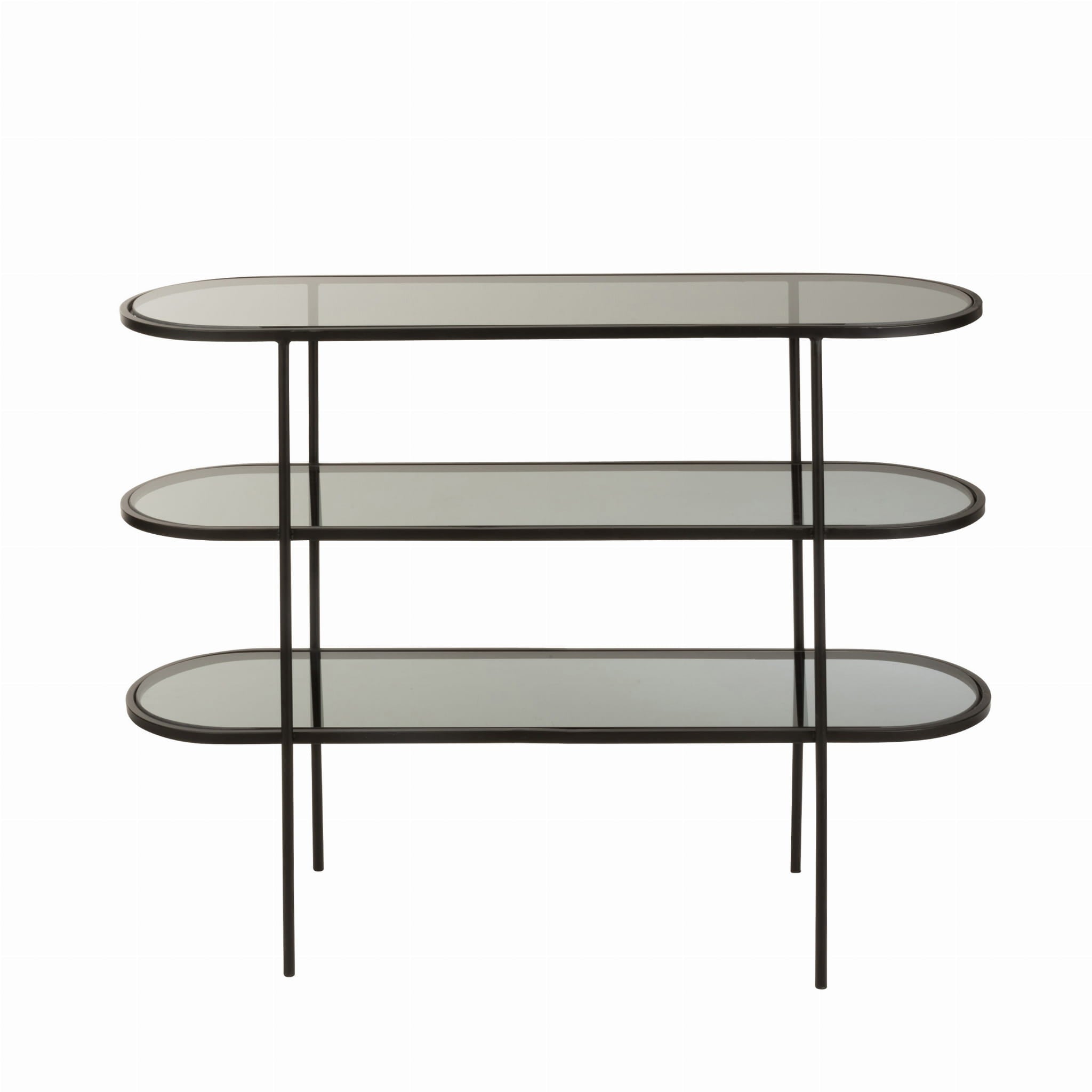 Konsola metalowa Maren 3 półki 100x30x80 cm J - LINE