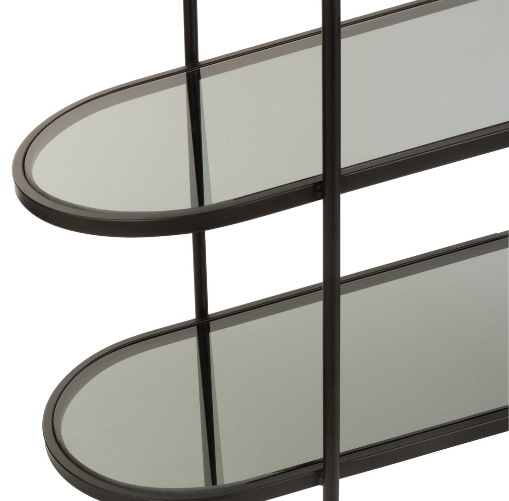 Konsola metalowa Maren 3 półki 100x30x80 cm J - LINE