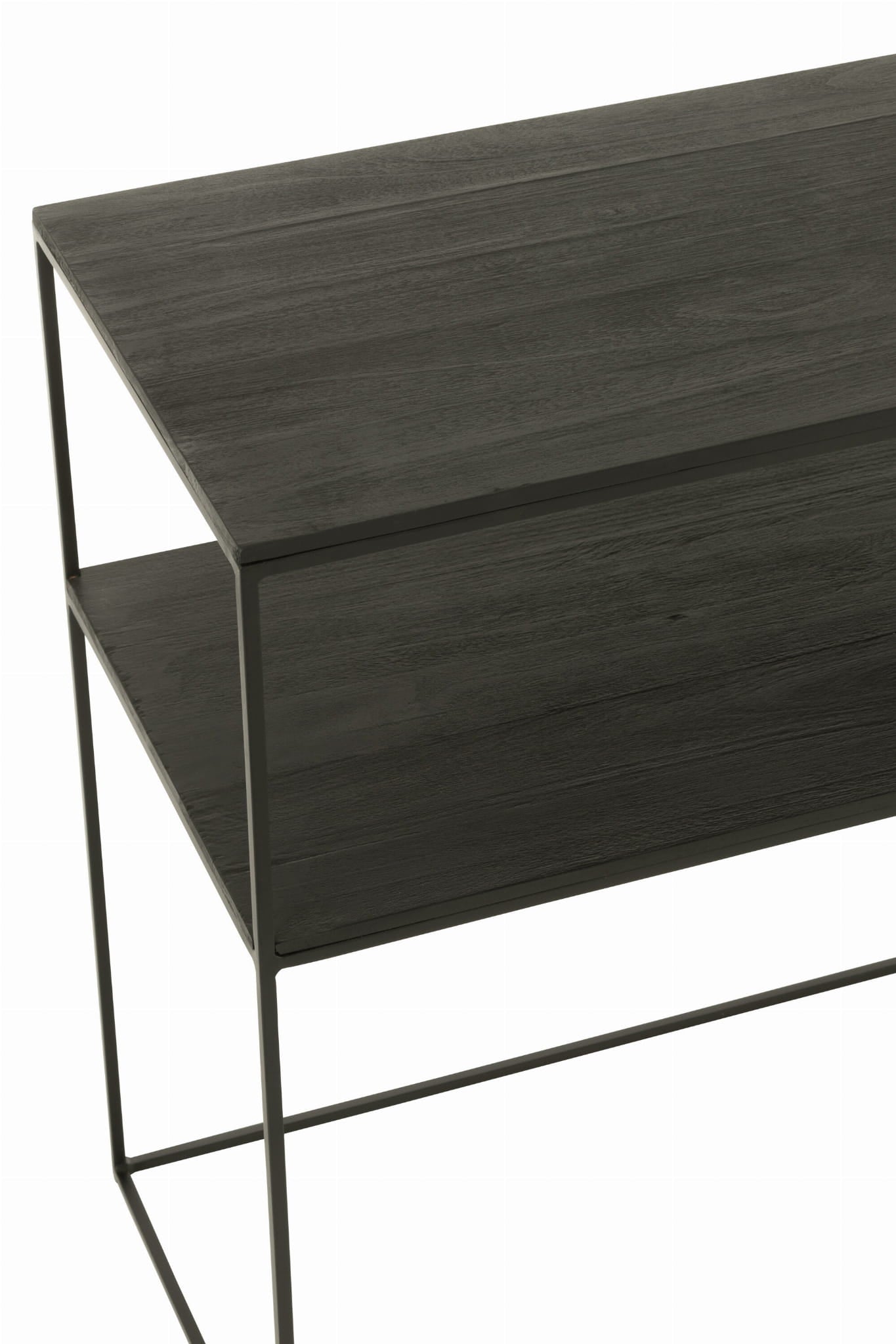 Konsola NOCTA z drewna tekowego metalowa 140x80 cm J - LINE