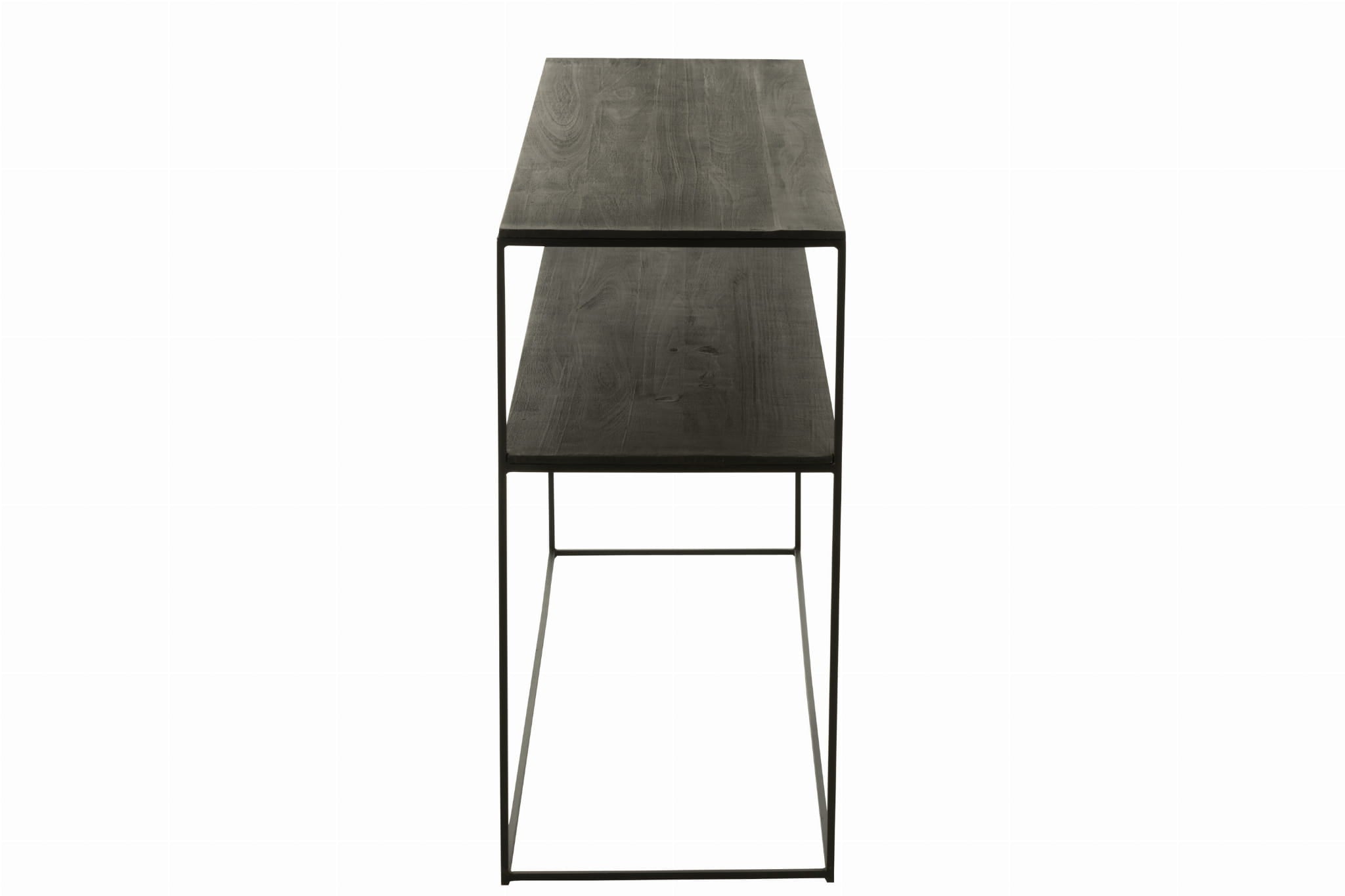 Konsola NOCTA z drewna tekowego metalowa 140x80 cm J - LINE