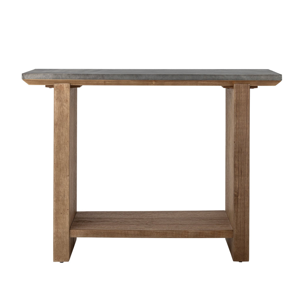 Konsola RIVA drewno blacha 110x40x80 cm Bloomingville
