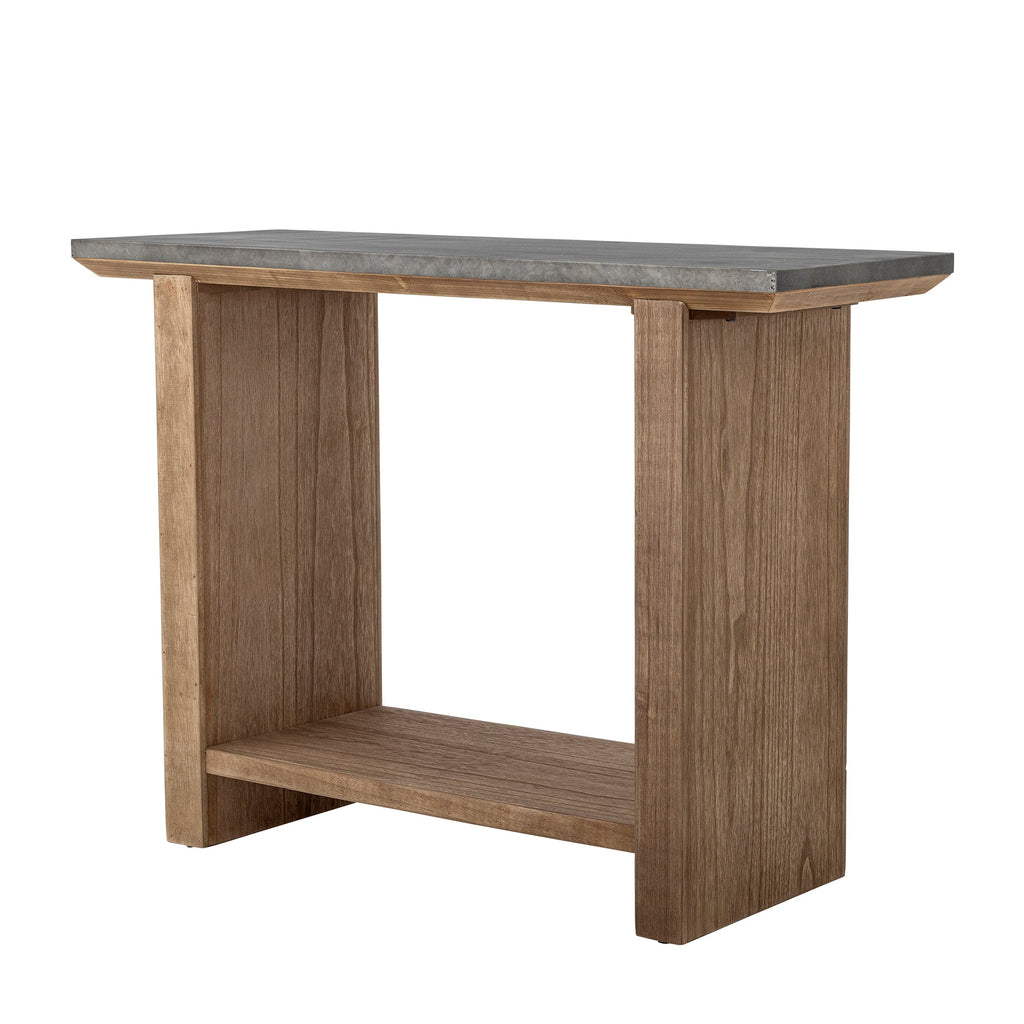 Konsola RIVA drewno blacha 110x40x80 cm Bloomingville