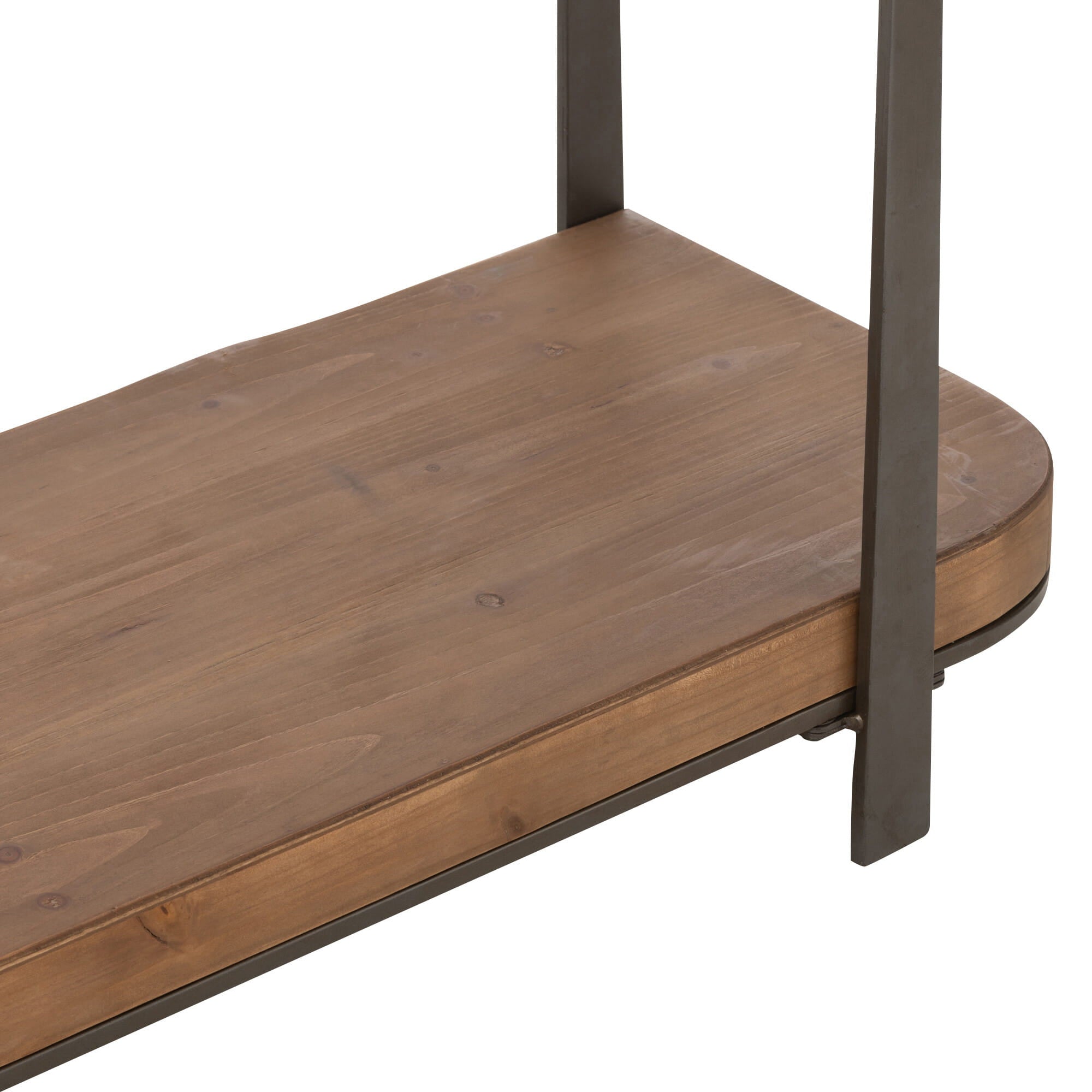 Konsola Robin 120x75x35 cm szkło drewno J - LINE