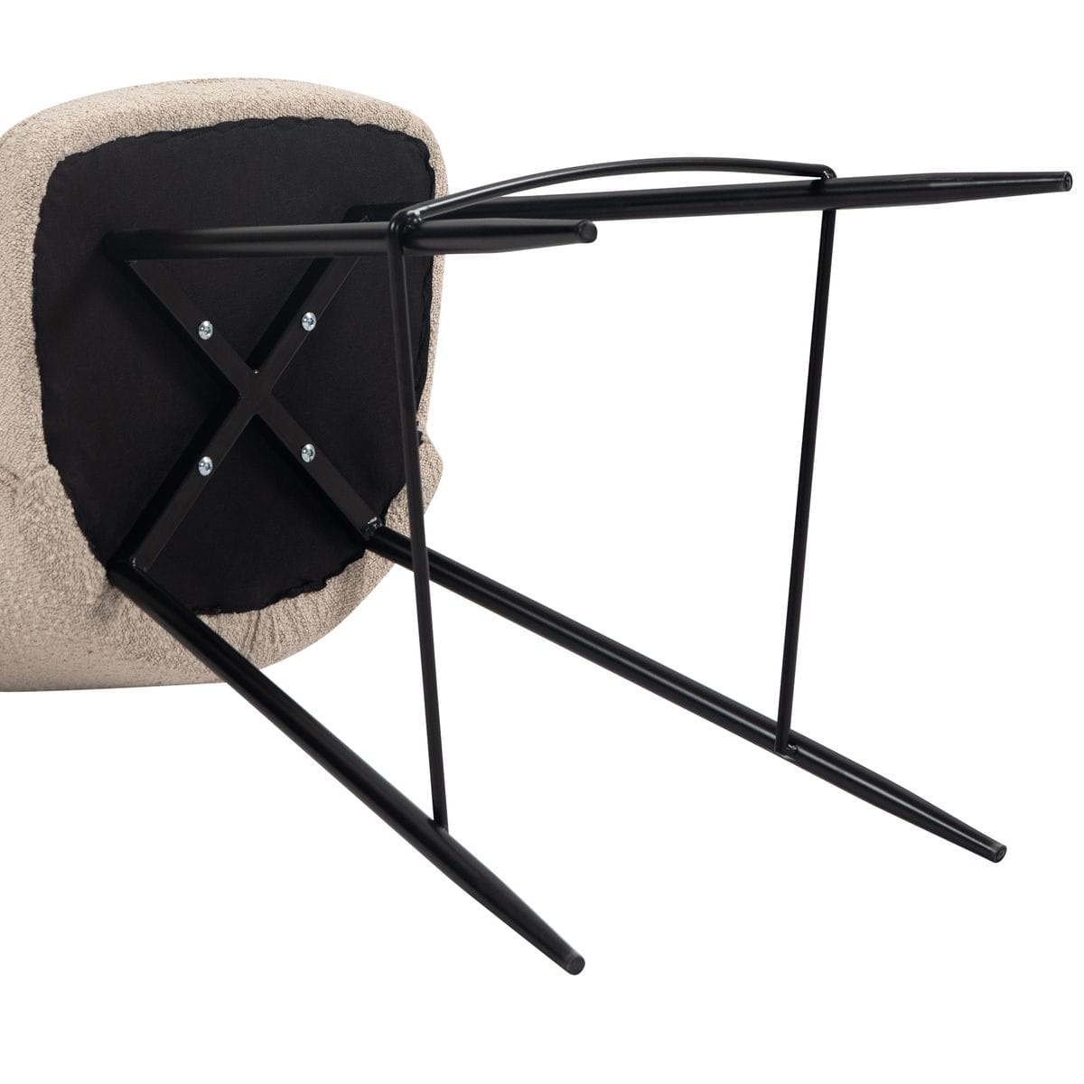Krzesło barowe Artis boucle siedzisko 65 cm Zago
