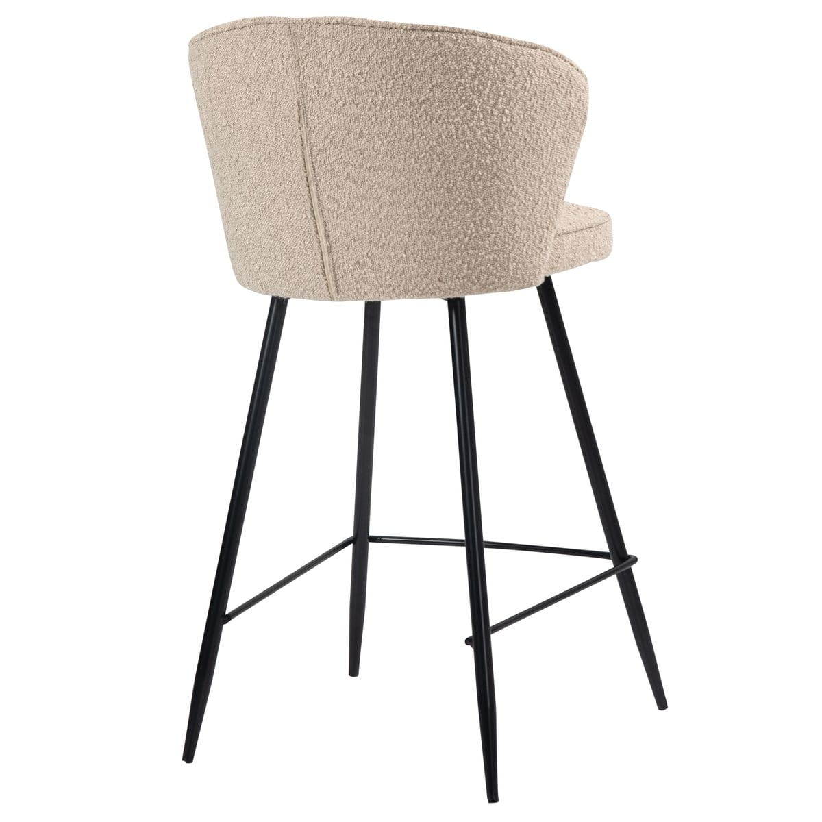 Krzesło barowe Artis boucle siedzisko 65 cm Zago