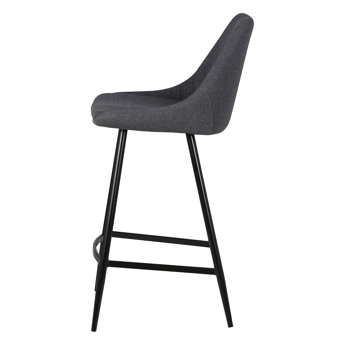 Krzesło barowe Bari ciemnoszary siedzisko 66 cm Zago
