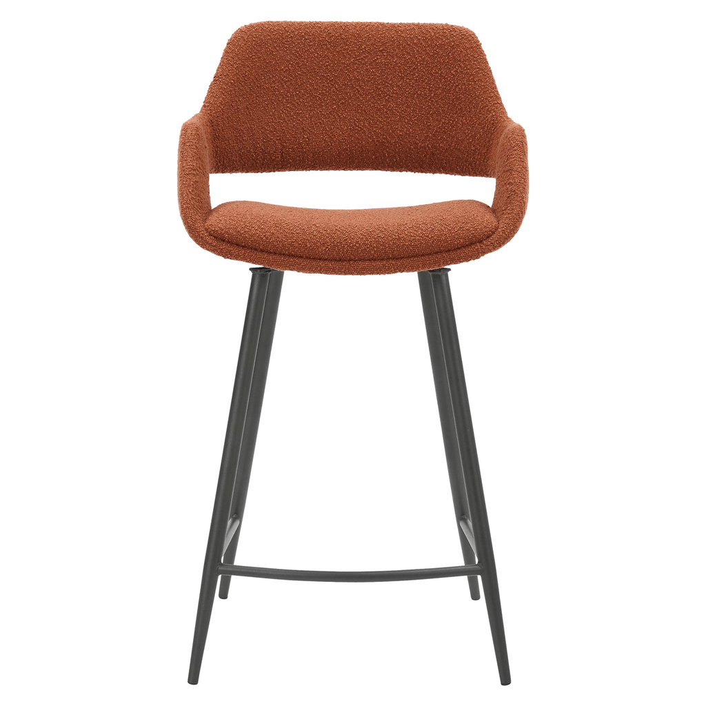 Krzesło barowe Esmee boucle siedzisko 65 cm Zago