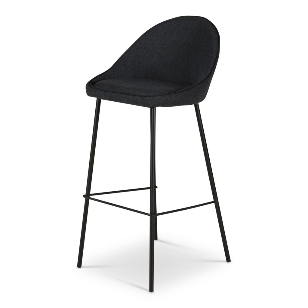 Krzesło barowe Maya ciemnoszare 75cm Zago